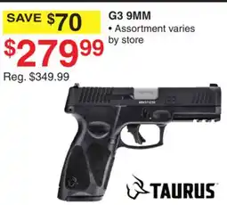 Dunham's Sports TAURUS G3 9MM offer