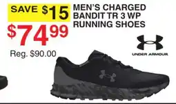Dunham's Sports MEN'S CHARGED BANDIT TR 3 WP RUNNING SHOES offer
