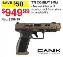 Dunham's Sports CANIK TTI COMBAT 9MM offer