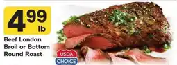 Safeway Beef London Broil or Bottom Round Roast offer
