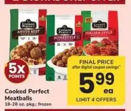 Safeway Cooked Perfect Meatballs offer