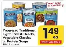 Safeway Progresso Soups offer