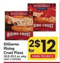 Safeway DiGiorno Rising Crust Pizza offer