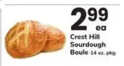 Safeway Crest Hill Sourdough Boule offer