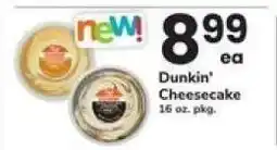 Safeway Dunkin' Cheesecake offer