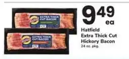 Safeway Hatfield Extra Thick Cut Hickory Bacon offer