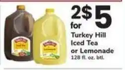 Safeway Turkey Hill Iced Tea or Lemonade offer