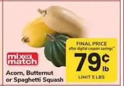 Safeway Acorn, Butternut or Spaghetti Squash offer