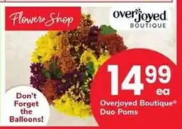 Safeway Overjoyed Boutique Duo Poms offer