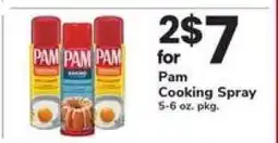 Safeway Pam Cooking Spray offer