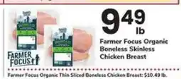 Safeway Farmer Focus Organic Boneless Skinless Chicken Breast offer