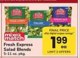 Safeway Fresh Express Salad Blends offer