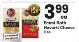 Safeway Emmi Roth Havarti Cheese offer