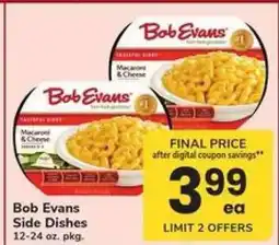 Safeway Bob Evans Side Dishes offer