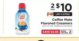 ShopRite Coffee Mate Flavored Creamers offer