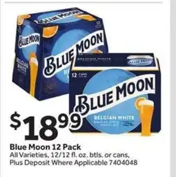 Stop&Shop Blue Moon 12 Pack offer