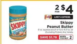ShopRite Skippy Peanut Butter offer