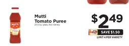 ShopRite Mutti Tomato Puree offer