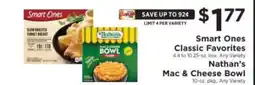 ShopRite Smart Ones Classic Favorites & Nathan’s Mac & Cheese Bowl offer