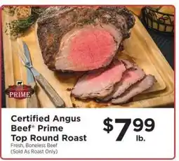 ShopRite Certified Angus Beef Prime Top Round Roast offer
