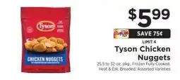 ShopRite Tyson Chicken Nuggets offer