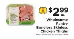 ShopRite Wholesome Pantry Boneless Skinless Chicken Thighs offer