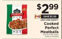 ShopRite Cooked Perfect Meatballs offer
