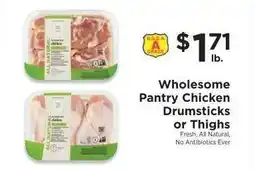 ShopRite Wholesome Pantry Chicken Drumsticks or Thighs offer