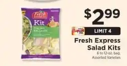 ShopRite Fresh Express Salad Kits offer