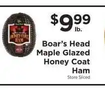 ShopRite Boar's Head Maple Glazed Honey Coat Ham offer