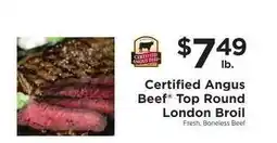 ShopRite Certified Angus Beef Top Round London Broil offer