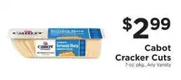 ShopRite Cabot Cracker Cuts offer