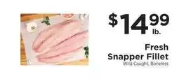 ShopRite Fresh Snapper Fillet offer