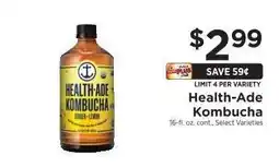 ShopRite Health-Ade Kombucha offer