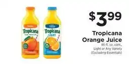 ShopRite Tropicana Orange Juice offer