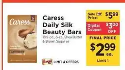 ShopRite Caress Daily Silk Beauty Bars offer