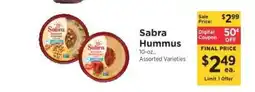 ShopRite Sabra Hummus offer