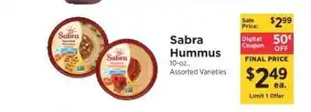 ShopRite Sabra Hummus offer
