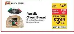 ShopRite Rustik Oven Bread offer
