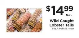 ShopRite Wild-Caught Lobster Tails offer
