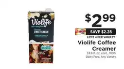 ShopRite Violife coffee creamer offer