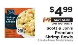 ShopRite Scott & Jon's Premium Shrimp Bowls offer