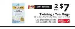 ShopRite Twinings Tea Bags offer