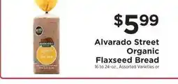 ShopRite Alvarado Street Organic Flaxseed Bread offer