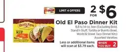 ShopRite Old El Paso Dinner Kit offer