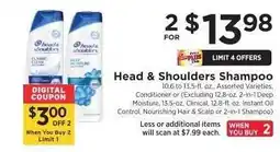 ShopRite Head & Shoulders Shampoo offer