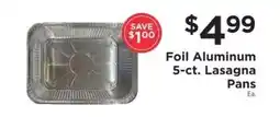 ShopRite Foil Aluminum 5-ct. Lasagna Pans offer