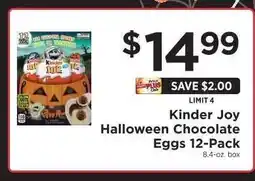 ShopRite Kinder Joy Halloween Chocolate Eggs 12-Pack offer