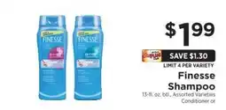 ShopRite Finesse Shampoo offer