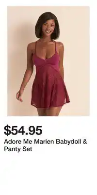 Victoria's Secret Adore Me Marien Babydoll & Panty Set offer